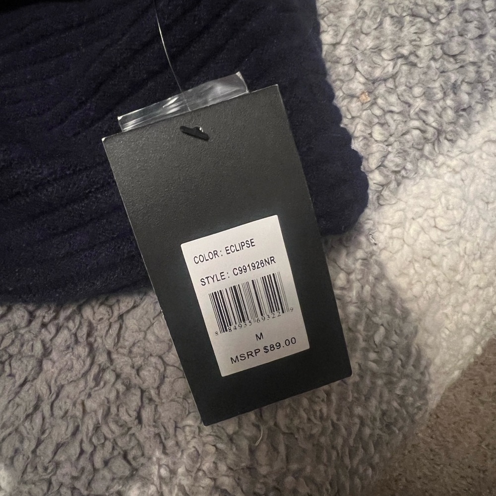 Cyrus by Devotion navy cowl sweater NWT $89 - Picture 7 of 7
